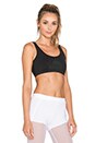 view 2 of 4 Eclon Front Cut Out Sports Bra in Black