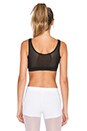 view 3 of 4 Eclon Front Cut Out Sports Bra in Black