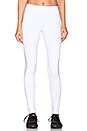 view 1 of 3 Mesh Cutout Legging in White