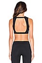 view 4 of 5 Angled Strap Sports Bra in Black