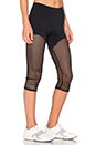 view 2 of 4 Epic Mesh Capri Legging in Black