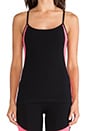 view 5 of 5 Contrast Mesh Cami in Black & Electric