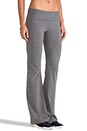 view 2 of 6 Basics Fold Over Pant in Medium Heather Grey