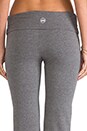 view 6 of 6 Basics Fold Over Pant in Medium Heather Grey