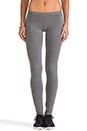 view 1 of 6 Low Rise Legging in Medium Heather Grey