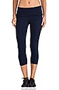 view 1 of 7 Crop Ruffle Legging in Navy