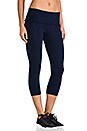 view 2 of 7 Crop Ruffle Legging in Navy
