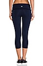 view 3 of 7 Crop Ruffle Legging in Navy