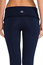 view 6 of 7 Crop Ruffle Legging in Navy