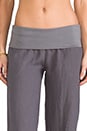 view 4 of 6 Foldover Wide Leg Pant in Gunmetal