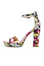 view 5 of 5 X NUDE Flamenco Luxe Heel in Floral