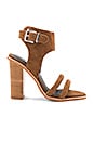 view 1 of 5 Tiki Heel in Tan Suede