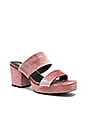 view 2 of 5 Tina Platform in Dusty Rose Velvet