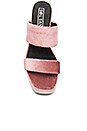 view 4 of 5 Tina Platform in Dusty Rose Velvet