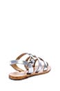 view 4 of 5 Art Sandal in Metallic Silver
