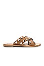 view 1 of 5 Ramone Slide in Tan Stud