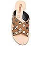 view 4 of 5 Ramone Slide in Tan Stud