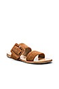 view 2 of 5 SANDALIA FINN in Tan Suede