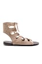 view 1 of 5 Tay Sandal in Dove Grey Suede