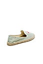 view 3 of 5 Flamingo Embroidered Espadrille in Light Chambray