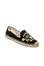 view 2 of 5 Embroidered Smoking Slipper in Black & Gold