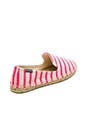 view 4 of 5 Classic Stripe Espadrille in Neon Pink Natural