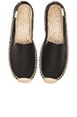view 1 of 5 Smoking Slipper Platform Leather Espadrille in Black