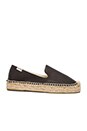 view 2 of 5 Smoking Slipper Platform Leather Espadrille in Black