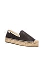 view 3 of 5 Smoking Slipper Platform Leather Espadrille in Black