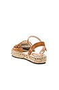 view 3 of 5 Platform Huarache Sandal in Vachetta