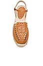 view 4 of 5 Platform Huarache Sandal in Vachetta