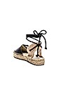 view 3 of 5 Platform Gladiator Sandal Leather in Black