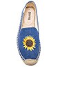 view 4 of 5 Embroidered Smoking Slipper in Ultramarine