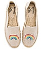 view 1 of 5 x Ashkahn Rainbow Platform Smoking Slipper in Sand