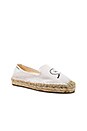 view 3 of 5 ESPADRILLES COMPENSÉES SMOKING in White