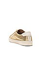 view 3 of 6 Metallic Lace Up Sneaker in Pale Gold