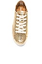 view 4 of 6 Metallic Lace Up Sneaker in Pale Gold