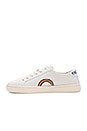 view 5 of 6 Embroidered Sun Sneaker in White