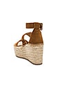 view 3 of 5 SANDALES COMPENSÉES PALMA in Walnut