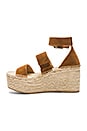 view 5 of 5 SANDALES COMPENSÉES PALMA in Walnut