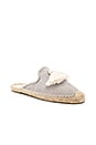 view 2 of 5 Suede Tassel Mule in Stone