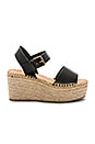 view 1 of 5 SANDALIA MINORCA HIGH PLATFORM in Black