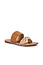 view 2 of 5 Braided Slide Sandal in Acorn Brown