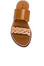 view 4 of 5 Braided Slide Sandal in Acorn Brown