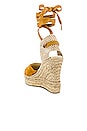 view 3 of 5 Mallorca Wedge Espadrille in Marigold