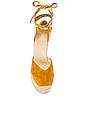 view 4 of 5 Mallorca Wedge Espadrille in Marigold