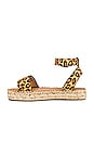 view 5 of 5 Cadiz Calf Hair Sandal in Leopard