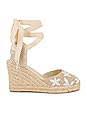 view 1 of 5 Floral Classic Wedge in Sand