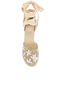 view 4 of 5 Floral Classic Wedge in Sand