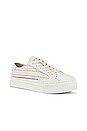 view 2 of 6 Quilted Stripe Sneaker in Vintage White